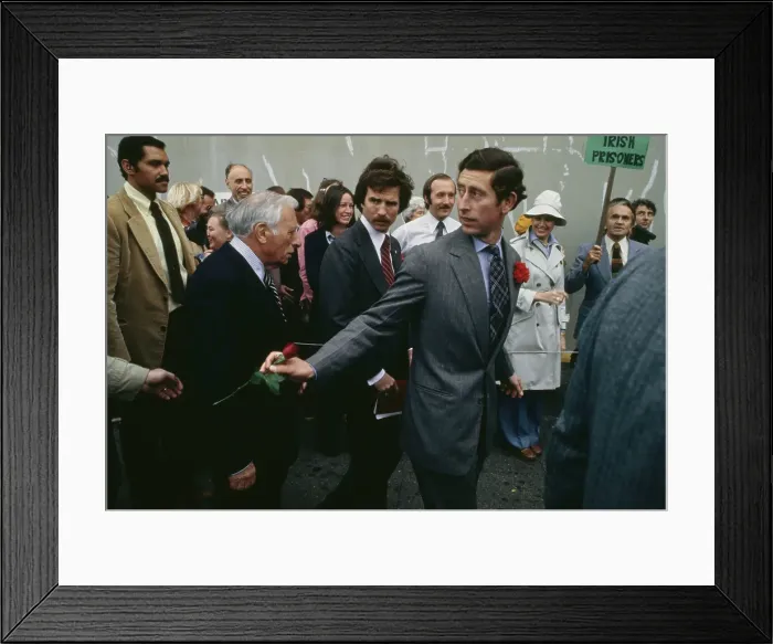Framed Print : Prince Charles Visits The Golden Hind Framed Print : Prince Charles Visits The Golden Hind