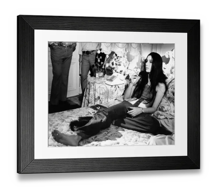 Framed Print : Cher Portrait Session At Home Framed Print : Cher Portrait Session At Home