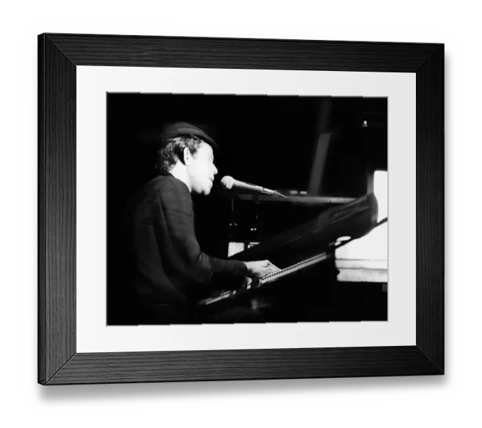 Framed Print : Tom Waits Performing Framed Print : Tom Waits Performing
