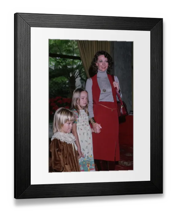 Framed Print : Natalie, Natasha & Courtney, Christmas 1977 Framed Print : Natalie, Natasha & Courtney, Christmas 1977