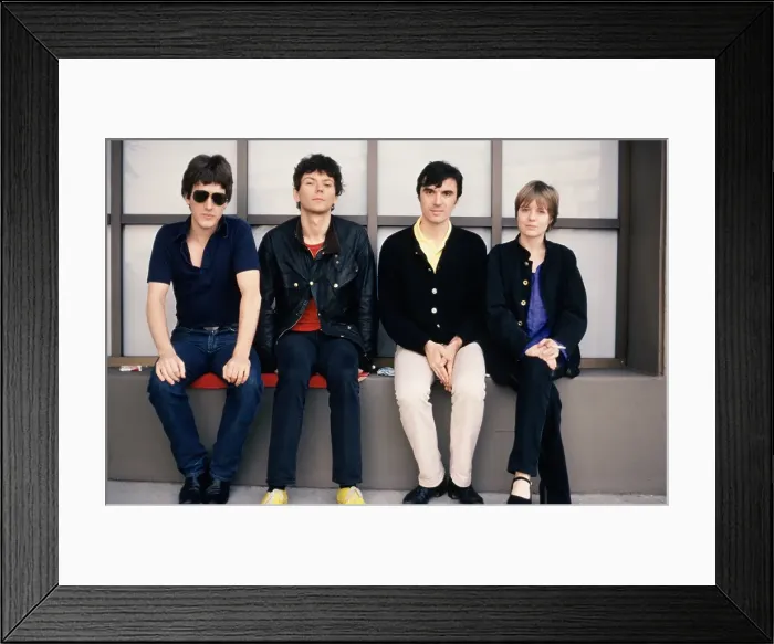 Framed Print : Talking Heads In Concert