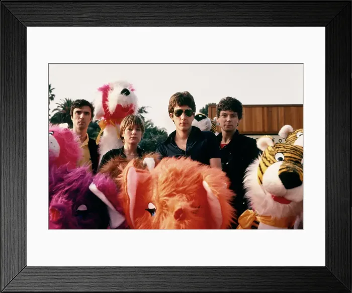 Framed Print : Talking Heads Portrait