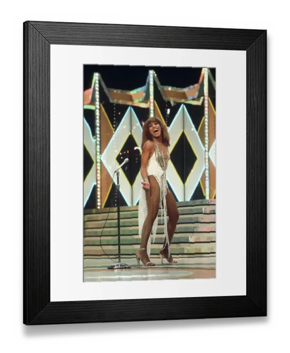 Framed Print : Tina Turner In Las Vegas Framed Print : Tina Turner In Las Vegas