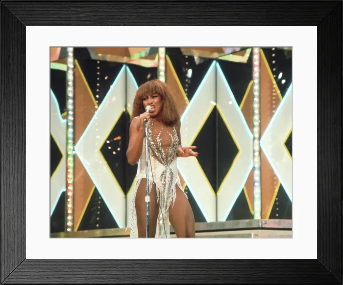 Framed Print : Tina Turner In Las Vegas Framed Print : Tina Turner In Las Vegas