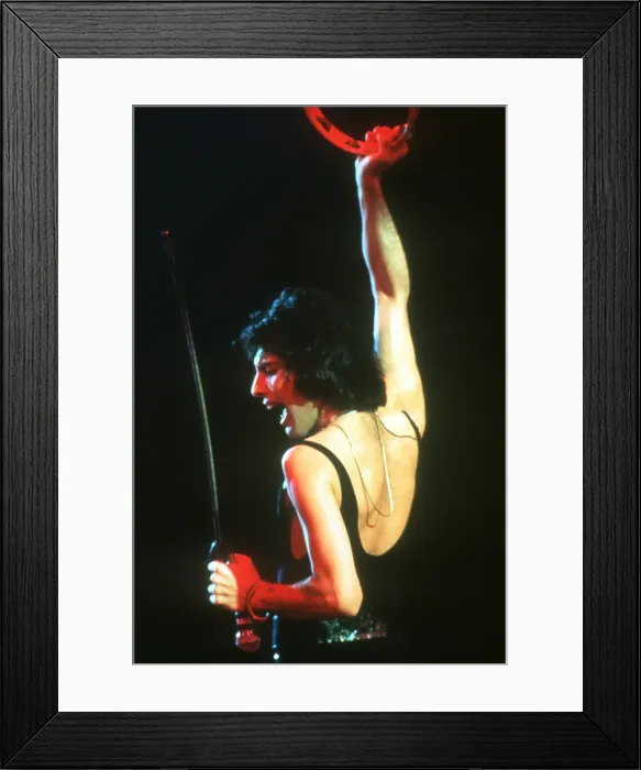 Framed Print : Queen Performing in LA Framed Print : Queen Performing in LA