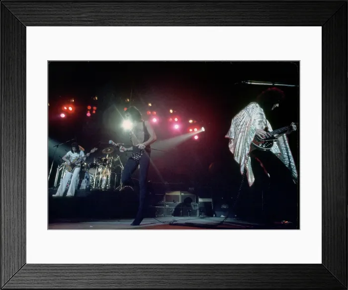Framed Print : Queen Performing in LA Framed Print : Queen Performing in LA