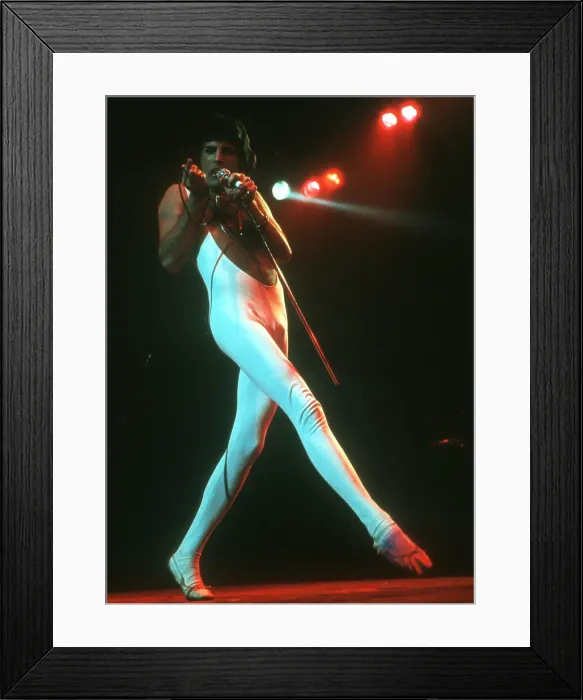 Framed Print : Queen Performing in LA Framed Print : Queen Performing in LA