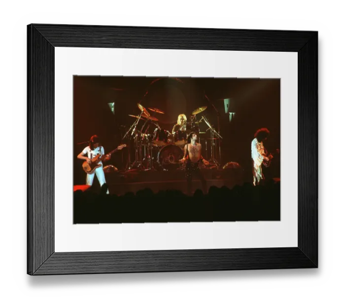 Framed Print : Queen Performing in LA Framed Print : Queen Performing in LA