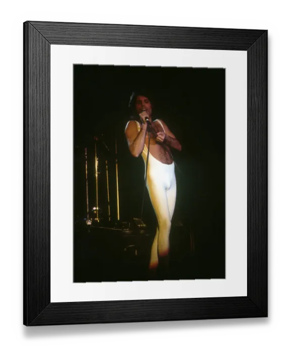 Framed Print : Queen Performing in LA Framed Print : Queen Performing in LA