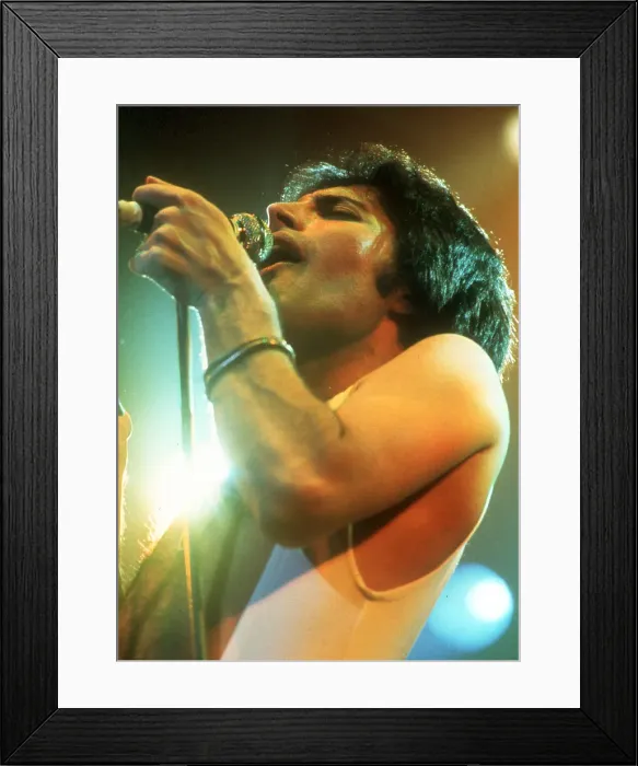 Framed Print : Queen Performing in LA Framed Print : Queen Performing in LA