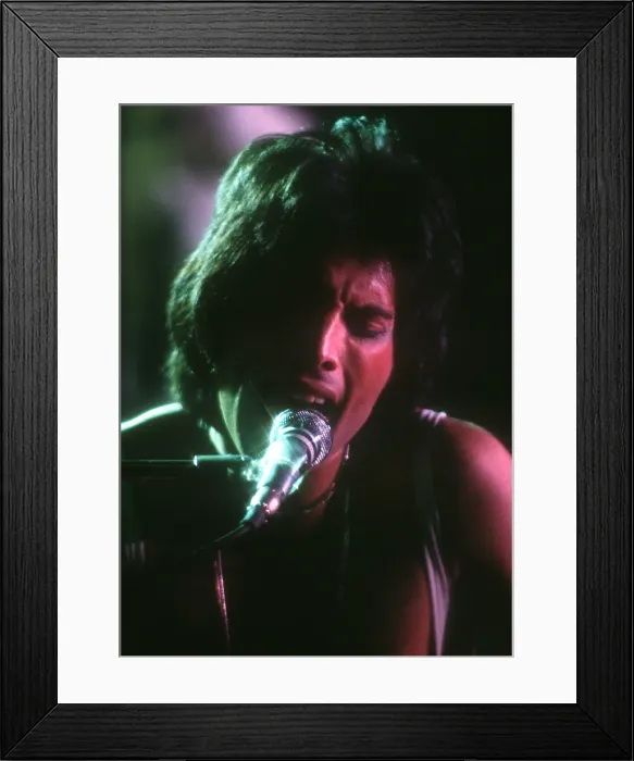 Framed Print : Queen Performing in LA Framed Print : Queen Performing in LA