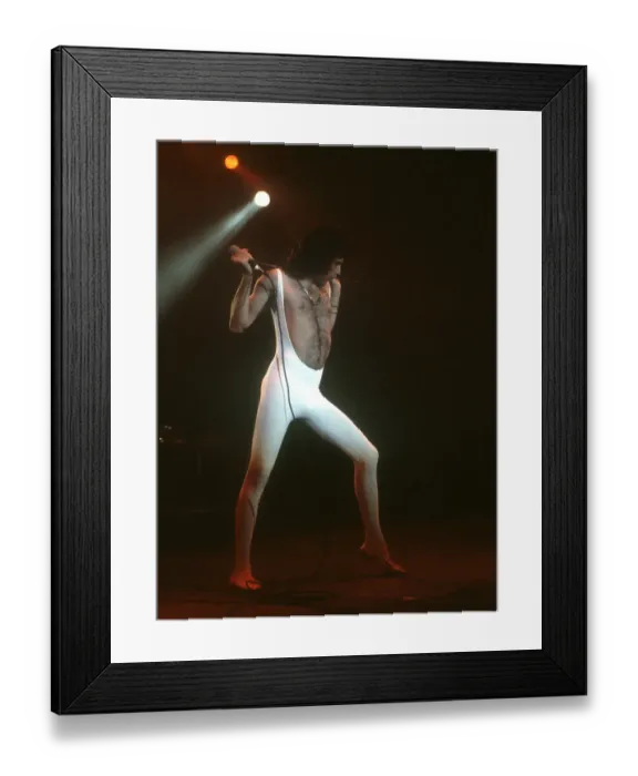 Framed Print : Queen Performing in LA Framed Print : Queen Performing in LA