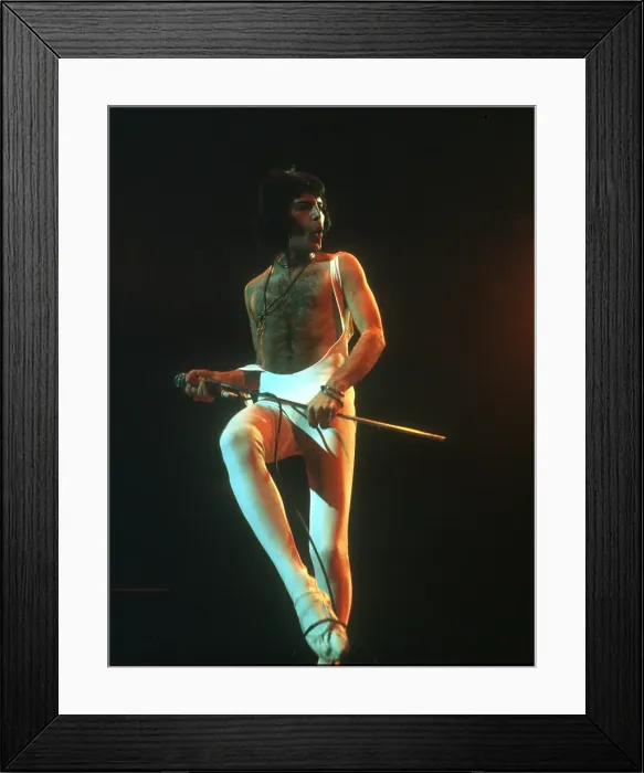 Framed Print : Queen Performing in LA Framed Print : Queen Performing in LA