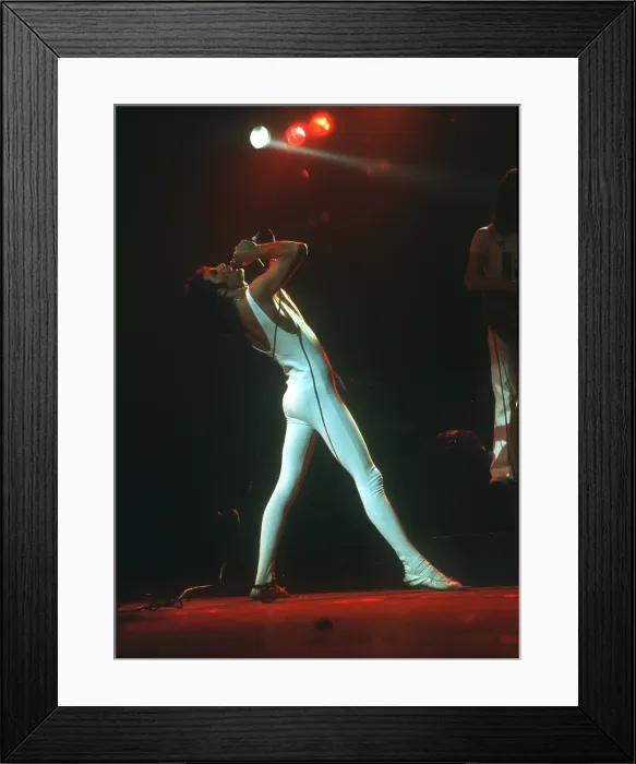 Framed Print : Queen Performing in LA Framed Print : Queen Performing in LA