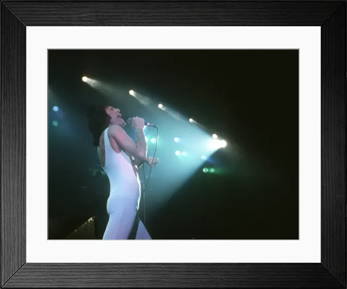 Framed Print : Queen Performing in LA Framed Print : Queen Performing in LA