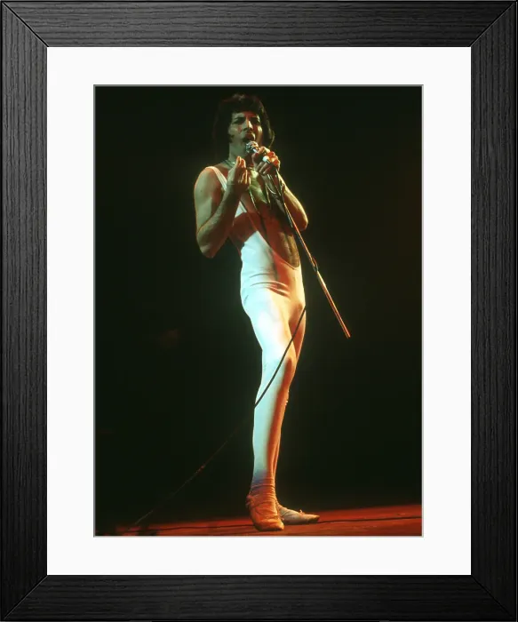 Framed Print : Queen Performing in LA Framed Print : Queen Performing in LA