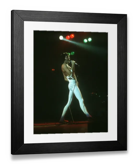 Framed Print : Queen Performing in LA Framed Print : Queen Performing in LA