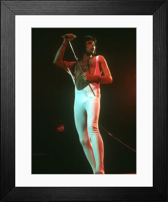 Framed Print : Queen Performing in LA Framed Print : Queen Performing in LA