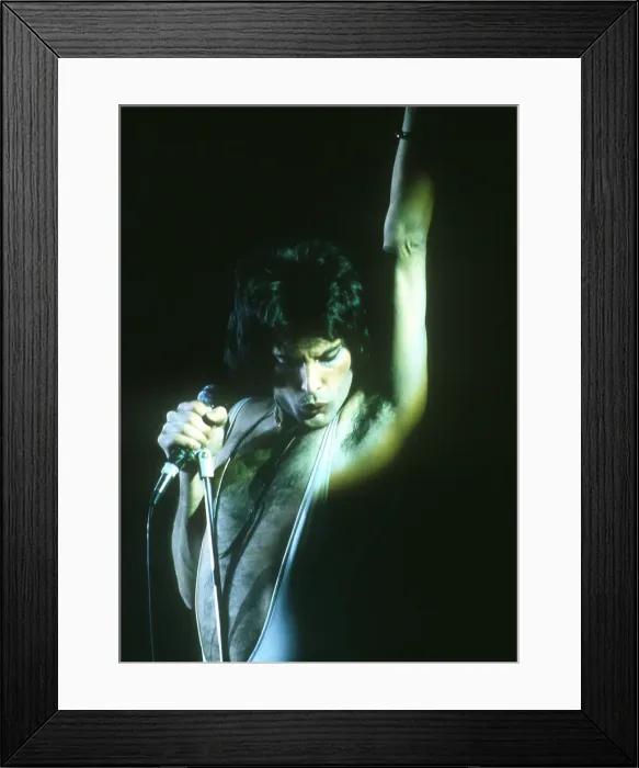 Framed Print : Queen Performing in LA Framed Print : Queen Performing in LA