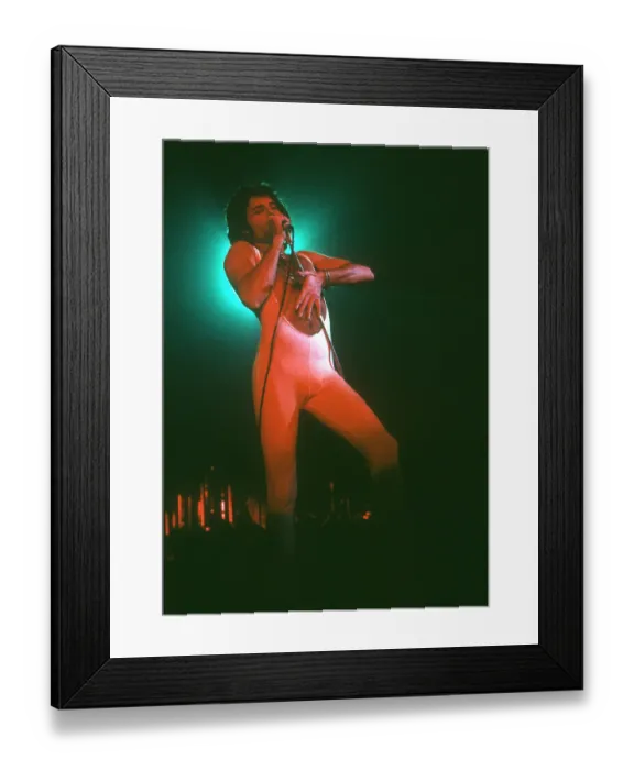 Framed Print : Queen Performing in LA Framed Print : Queen Performing in LA