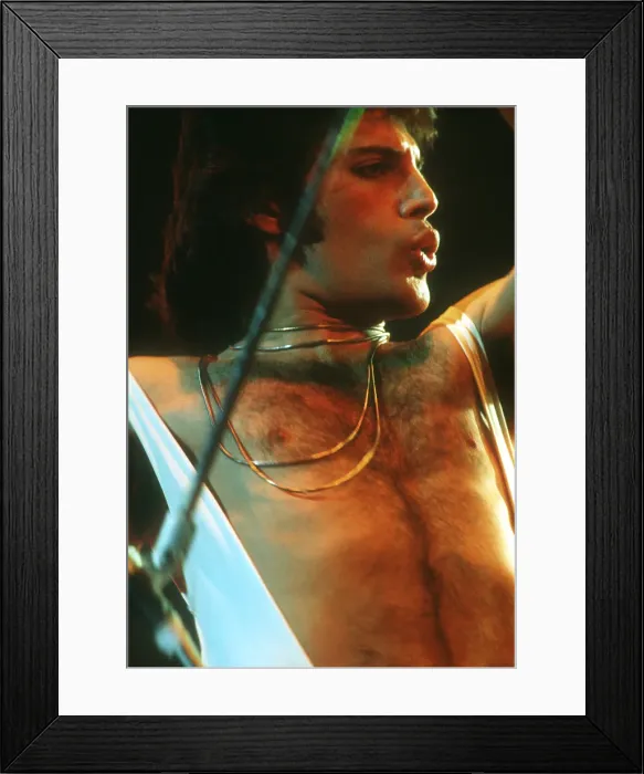 Framed Print : Queen Performing in LA Framed Print : Queen Performing in LA
