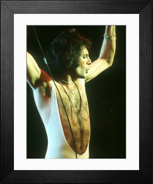 Framed Print : Queen Performing in LA Framed Print : Queen Performing in LA