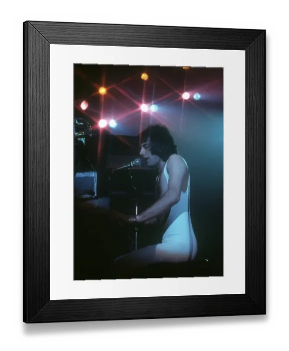 Framed Print : Queen Performing in LA Framed Print : Queen Performing in LA
