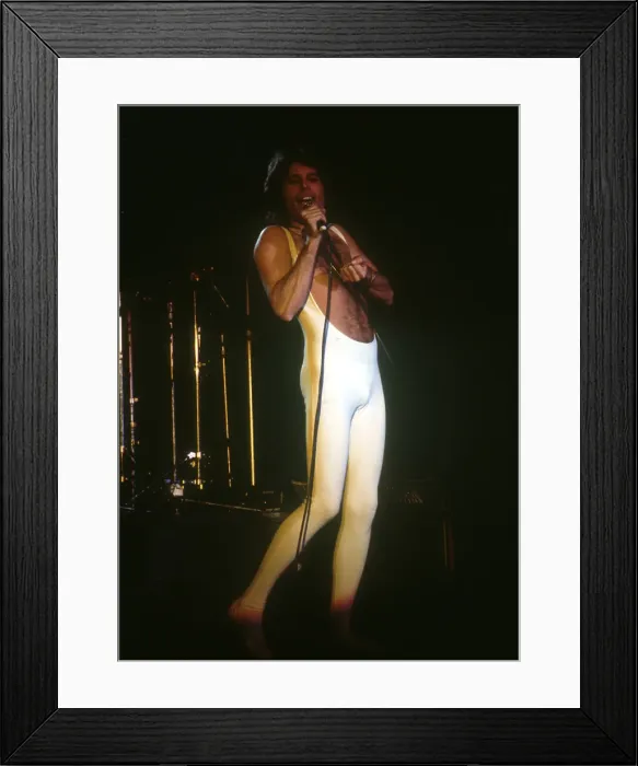 Framed Print : Queen Performing in LA Framed Print : Queen Performing in LA