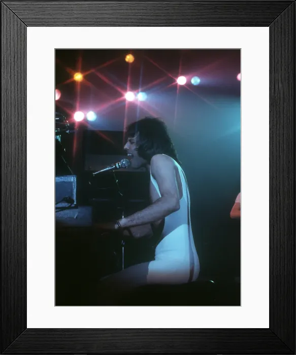 Framed Print : Queen Performing in LA Framed Print : Queen Performing in LA