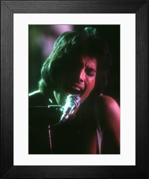 Framed Print : Queen Performing in LA Framed Print : Queen Performing in LA