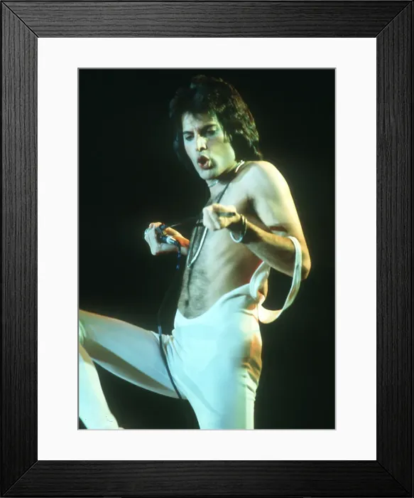 Framed Print : Queen Performing in LA Framed Print : Queen Performing in LA