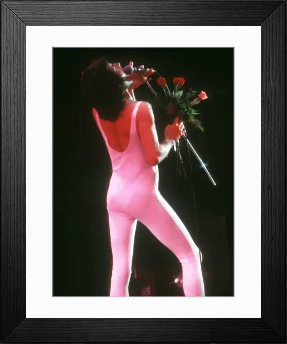 Framed Print : Queen Performing in LA Framed Print : Queen Performing in LA