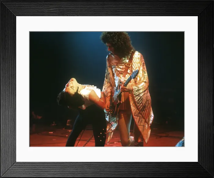 Framed Print : Queen Performing in LA