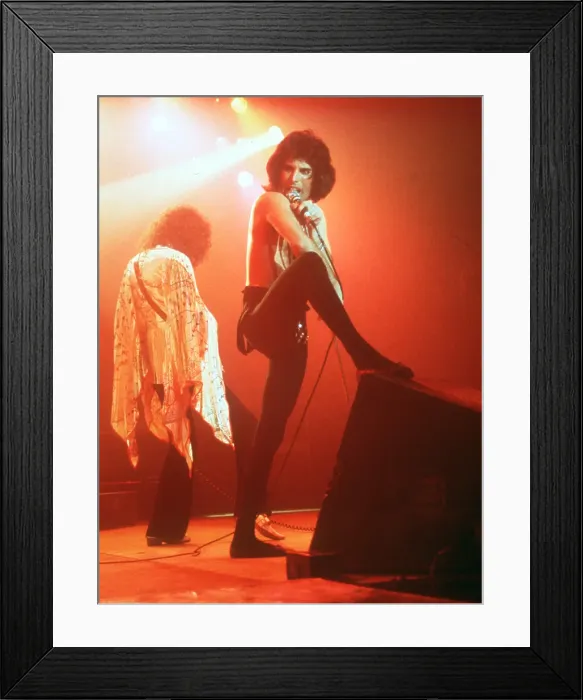Framed Print : Queen Performing in LA
