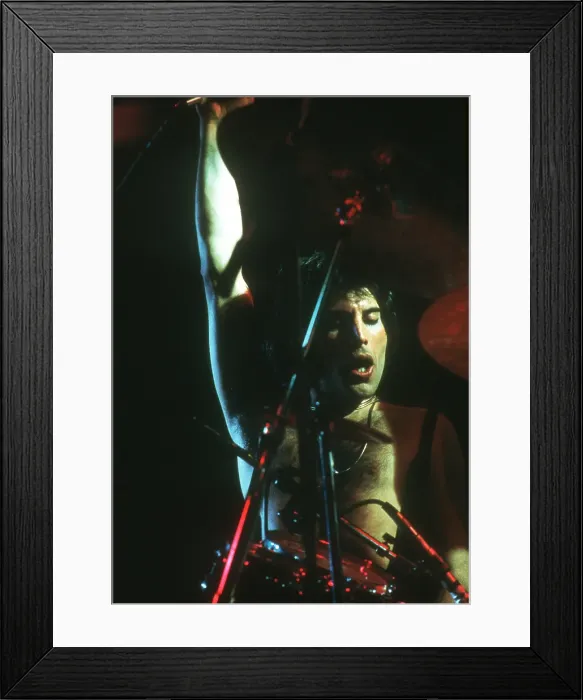 Framed Print : Queen Performing in LA Framed Print : Queen Performing in LA
