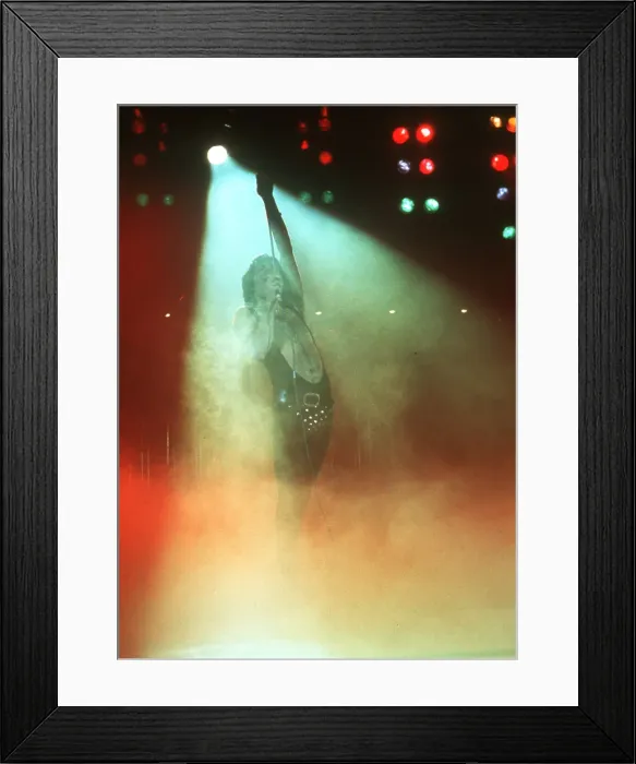 Framed Print : Queen Performing in LA Framed Print : Queen Performing in LA