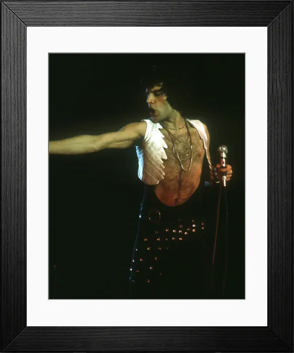 Framed Print : Queen Performing in LA Framed Print : Queen Performing in LA