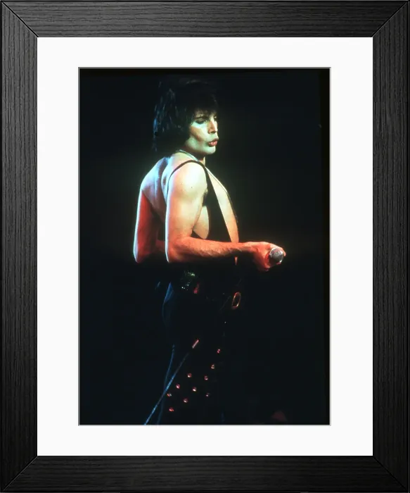 Framed Print : Queen Performing in LA Framed Print : Queen Performing in LA