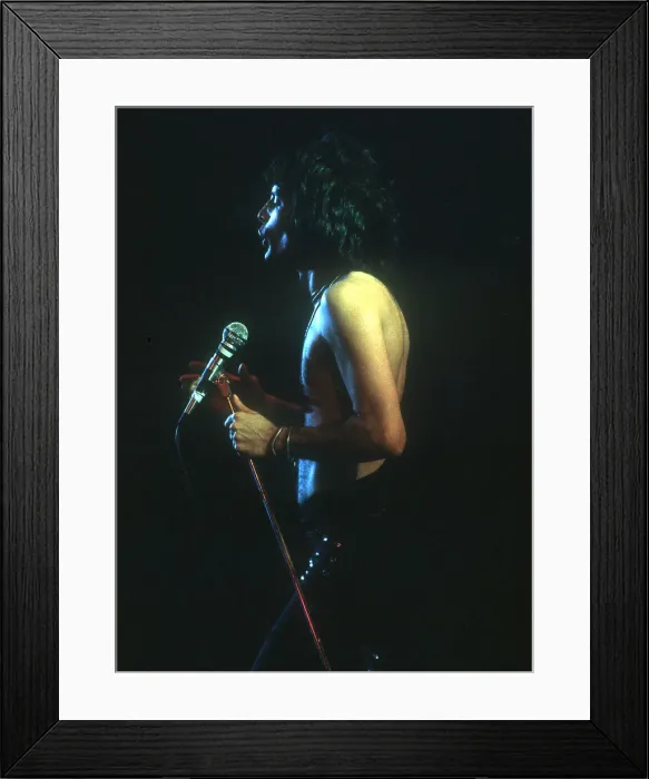 Framed Print : Queen Performing in LA Framed Print : Queen Performing in LA