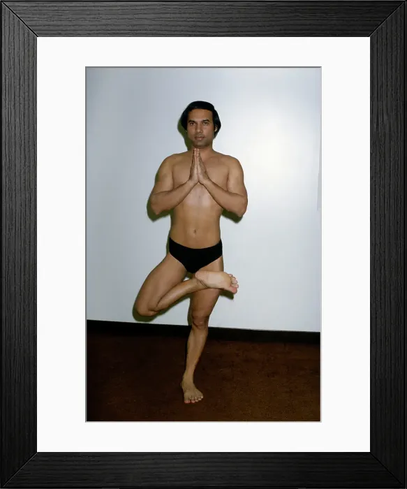 Framed Print : Bikram Choudhury Teaches A Yoga Class Framed Print : Bikram Choudhury Teaches A Yoga Class