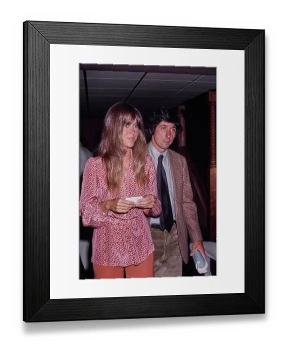Framed Print : Jane Fonda And Tom Hayden Framed Print : Jane Fonda And Tom Hayden