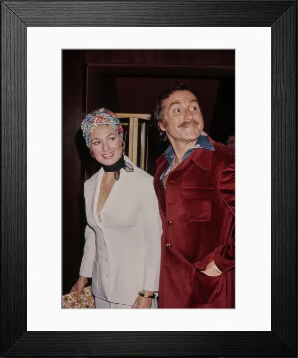 Framed Print : Shirley Jones & Marty Ingels Framed Print : Shirley Jones & Marty Ingels