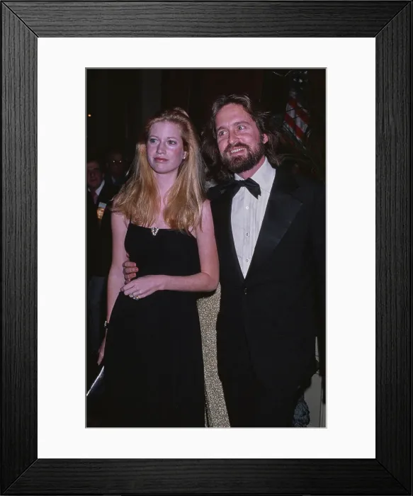 Framed Print : Michael Douglas and Diandra Douglas Framed Print : Michael Douglas and Diandra Douglas