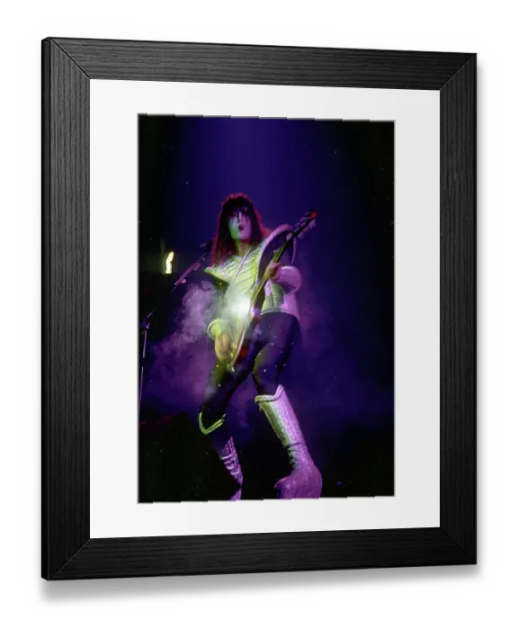 Framed Print : Photo of Frehley Ace Framed Print : Photo of Frehley Ace