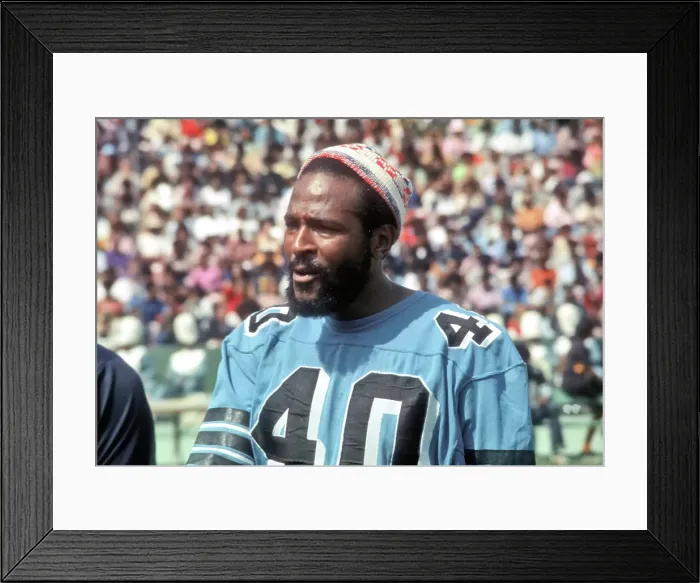 Framed Print : Soul Singer In A Football Uniform Framed Print : Soul Singer In A Football Uniform