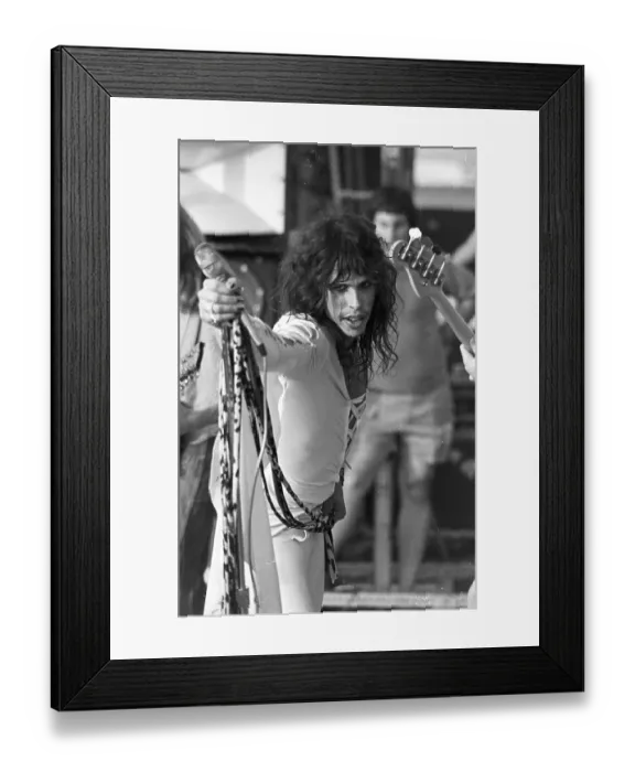 Framed Print : Aerosmith Singer Performing Framed Print : Aerosmith Singer Performing