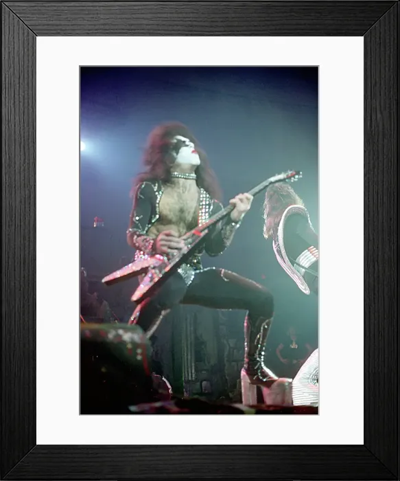 Framed Print : Photo of Paul Stanley Framed Print : Photo of Paul Stanley