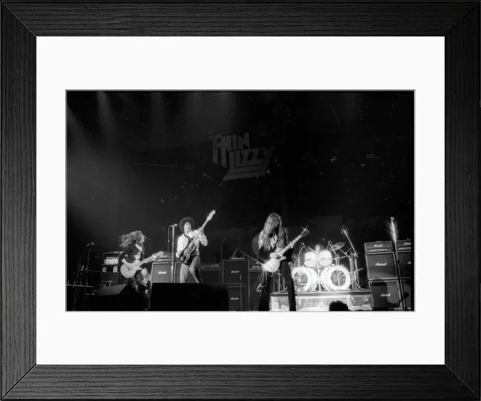 Framed Print : Photo of Thin Lizzy Framed Print : Photo of Thin Lizzy