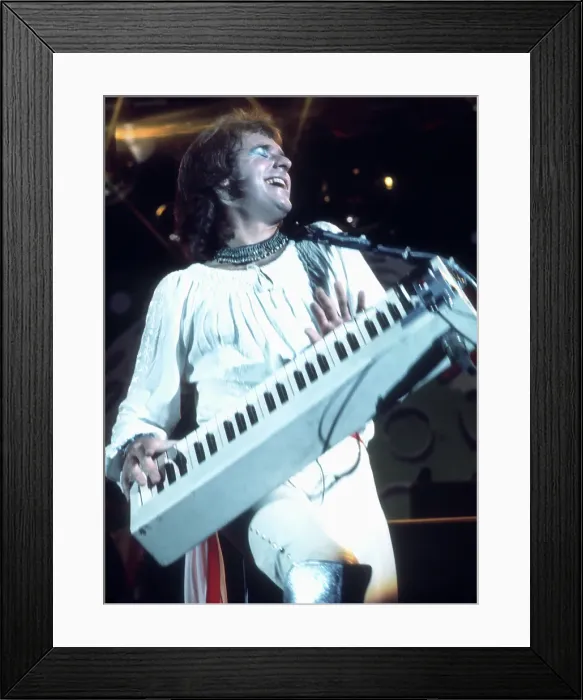 Framed Print : Gary Wright Performing with a Keytar Framed Print : Gary Wright Performing with a Keytar