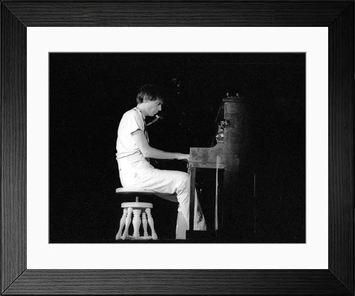 Framed Print : Neil Young Performing Framed Print : Neil Young Performing